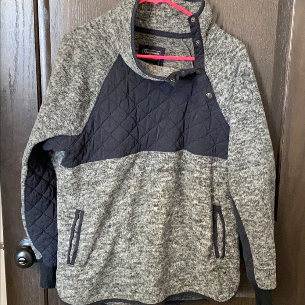 Abercrombie and Fitch side snap pullover
